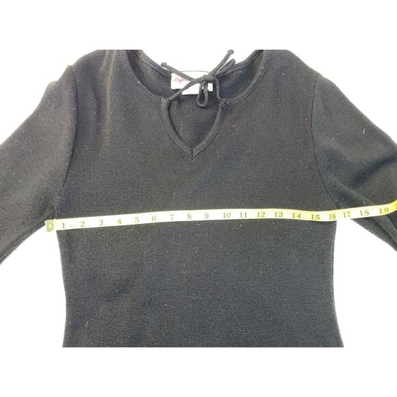 Reference‎ Point Fringe Trim Sweater - Size M - Beaded Trim - Vintage - Picture 4 of 7